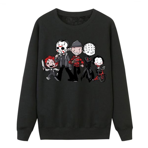 horror movie sweatshirts women new spring hoodies pullover funny cartoon print sweatshirt sell jason clown saw halloween top, Black
horror movie sweatshirts women new spring hoodies pullover funny cartoon print sweatshirt sell jason clown saw halloween top, Black
