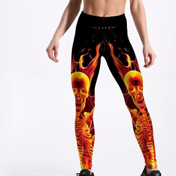 high waist fitness leggings women workout push up legging fashion printed fire skull jegging women pants, Black
high waist fitness leggings women workout push up legging fashion printed fire skull jegging women pants, Black