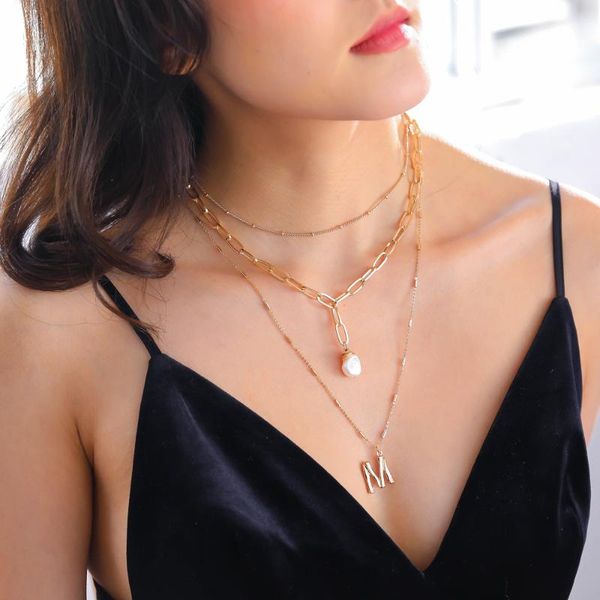 baroque pearl pendant necklace female metal m necklaces for women gold color 2020 fashion jewelry layered necklace new hot, Silver
baroque pearl pendant necklace female metal m necklaces for women gold color 2020 fashion jewelry layered necklace new hot, Silver