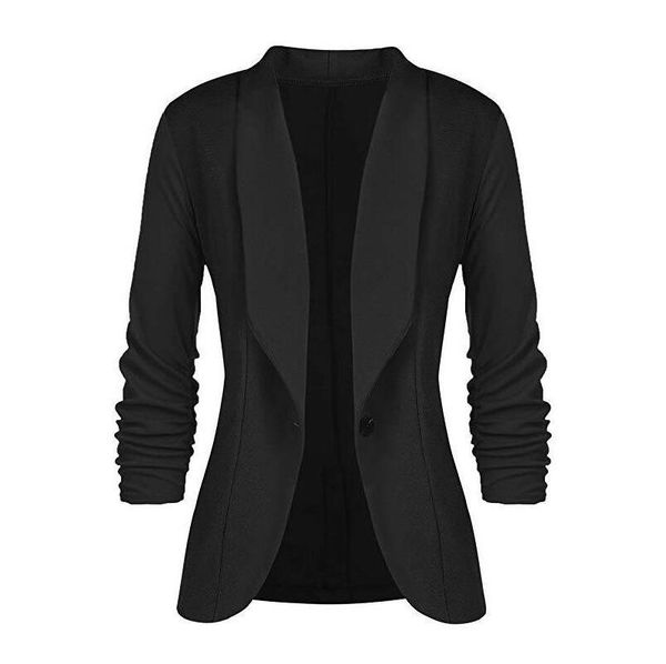 2020 autumn new style european and american women's suit plus-sized waist hugging slimming small suit jacket, White;black
2020 autumn new style european and american women's suit plus-sized waist hugging slimming small suit jacket, White;black