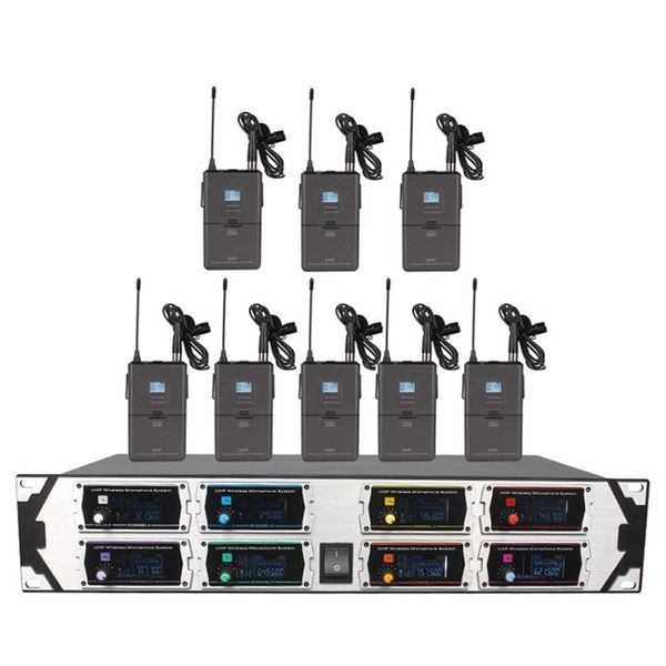 professional wireless microphone uhf 8 channel fixed frequency dynamic display lavalier microphone teaching church lecture
professional wireless microphone uhf 8 channel fixed frequency dynamic display lavalier microphone teaching church lecture