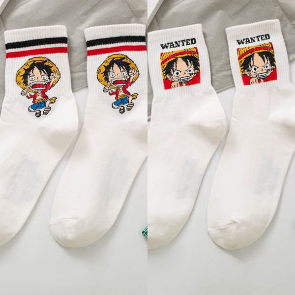 spring and summer new women's cartoon cotton cartoon luffy qiao ba mid-leg socks striped cotton fashion socks xgb51, Black
spring and summer new women's cartoon cotton cartoon luffy qiao ba mid-leg socks striped cotton fashion socks xgb51, Black