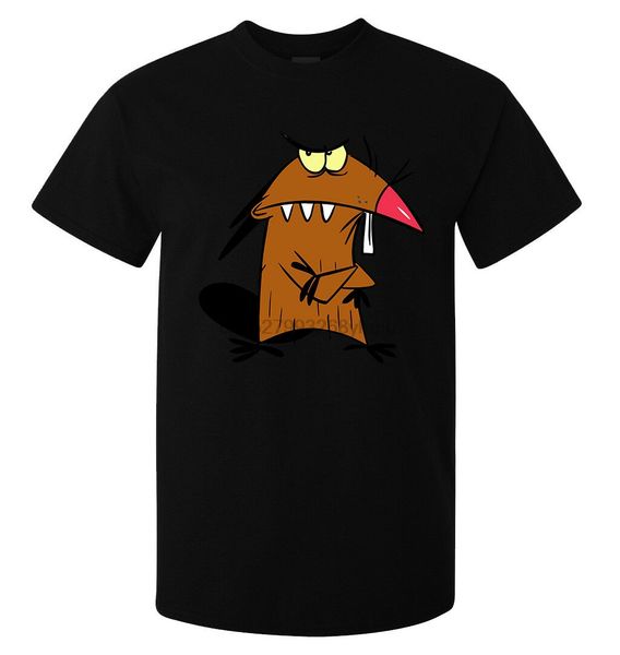 angry beavers daggett dag cartoon art men (woman available) t shirt black