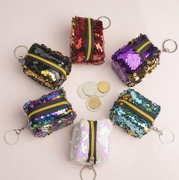 mermaid sequins coin purse wallets double color keychain square kids girls storage bag earphone key case zipper bag christmas gifts e9902, White
mermaid sequins coin purse wallets double color keychain square kids girls storage bag earphone key case zipper bag christmas gifts e9902, White