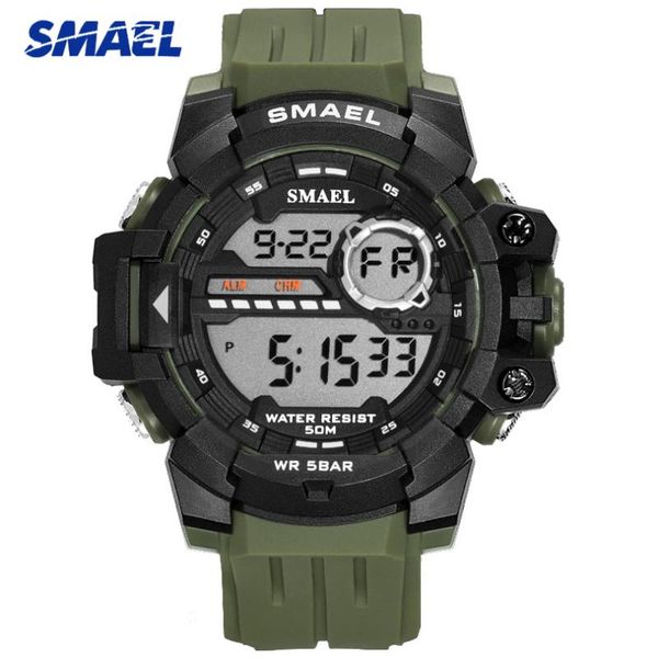smael men sport watch waterproof led quartz mens watches automatic mechanical digital wristwatches, Slivery;brown
smael men sport watch waterproof led quartz mens watches automatic mechanical digital wristwatches, Slivery;brown