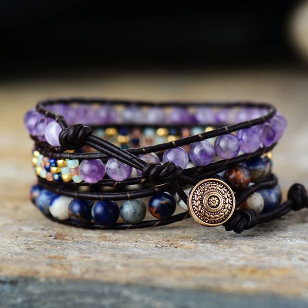 cool black leather wrap bracelets w/ natural stone beaded triple statement strand bracelet bijoux femme bohemian beads jewelry
cool black leather wrap bracelets w/ natural stone beaded triple statement strand bracelet bijoux femme bohemian beads jewelry