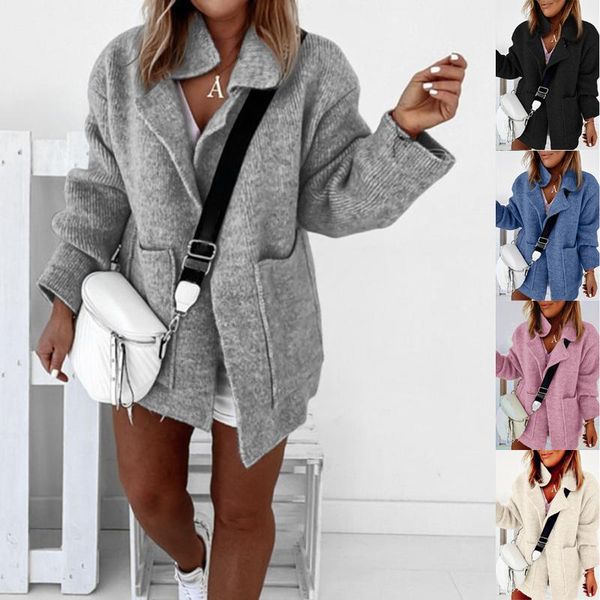 long cardigan coat women loose cwarm sweater coat female winter casual oversized solid button with pockets, White;red 
long cardigan coat women loose cwarm sweater coat female winter casual oversized solid button with pockets, White;red