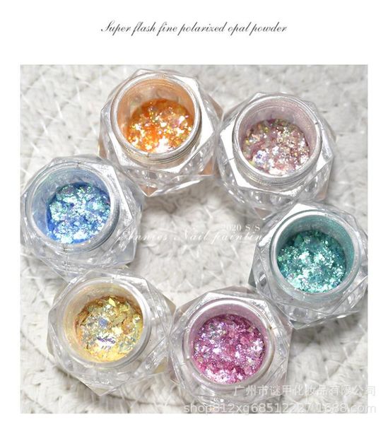 nail art duochrome mirror flakes chameleon flakes nail art color powder changing colour flakies - chameleon sequin glitter, Silver;gold
nail art duochrome mirror flakes chameleon flakes nail art color powder changing colour flakies - chameleon sequin glitter, Silver;gold