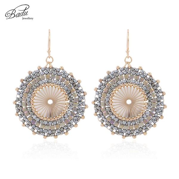 dangle & chandelier badu big round crochet earrings for women japanese seed beads ethnic charm drop earring fashion jewelry gift wholesale, Silver
dangle & chandelier badu big round crochet earrings for women japanese seed beads ethnic charm drop earring fashion jewelry gift wholesale, Silver