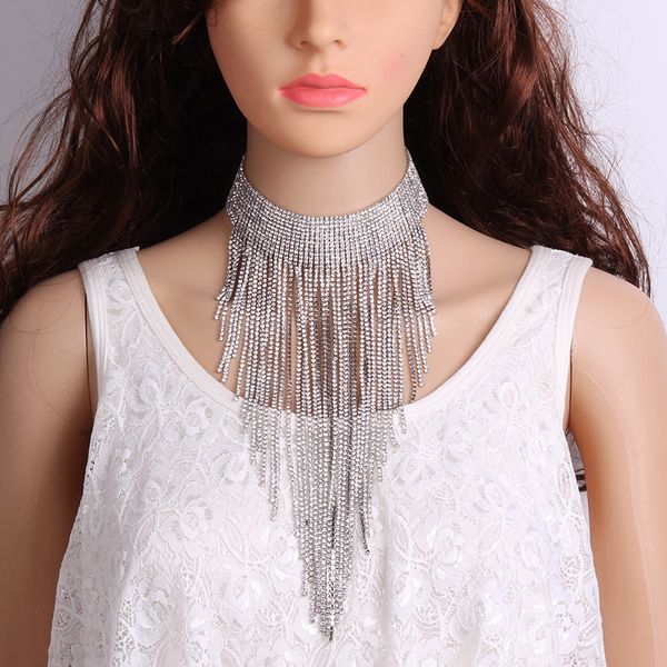 сияющее многослойная sexy воротник себе choker ожерелье роскошных кристалл длинной кисточка подвеска простой ожерелье для женщин ювелирных и, Silver
сияющее многослойная sexy воротник себе choker ожерелье роскошных кристалл длинной кисточка подвеска простой ожерелье для женщин ювелирных и, Silver