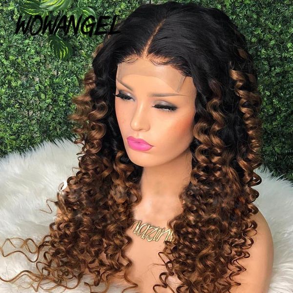 lace wigs wowangel ombre colored 4x4 closure front human hair 180% density loose wave pre plucked 150% remy frontal, Black;brown
lace wigs wowangel ombre colored 4x4 closure front human hair 180% density loose wave pre plucked 150% remy frontal, Black;brown
