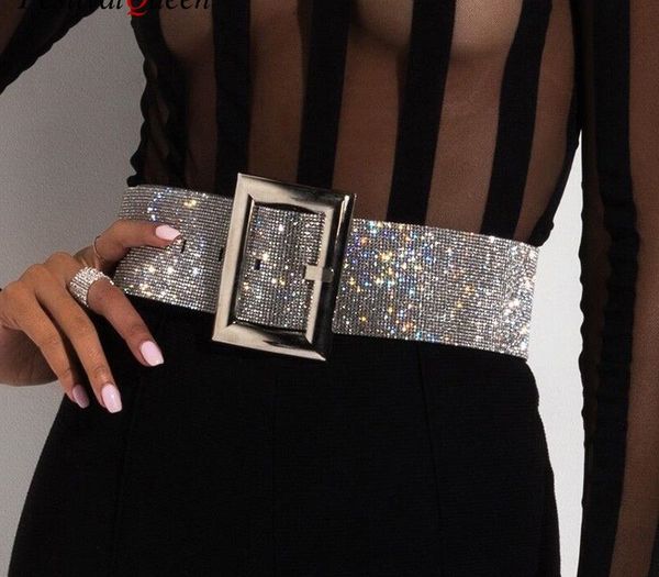 handmade shiny crystal rhinestone women belt metal buckle pin wide diamonds waistbands ladies clubwear party belts 2020, Black;brown
handmade shiny crystal rhinestone women belt metal buckle pin wide diamonds waistbands ladies clubwear party belts 2020, Black;brown