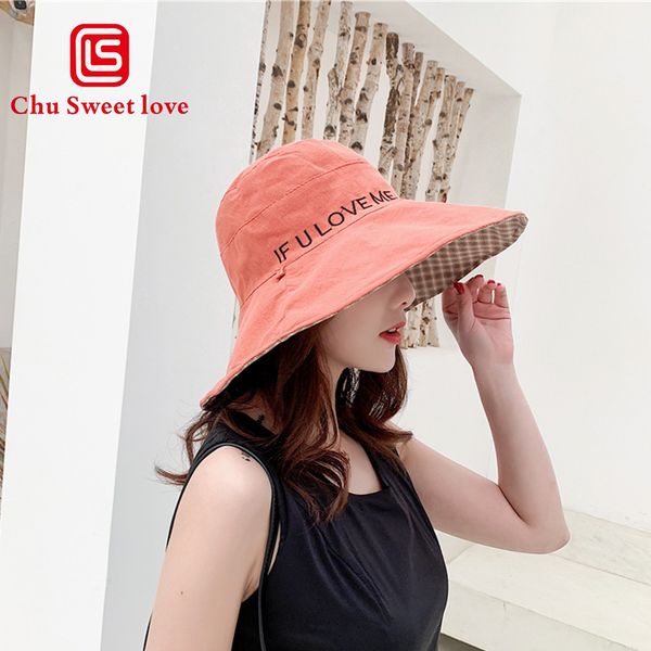 women hat summer anti-uv wide brim double-sided sun hat vacation foldable bucket hat large brim cotton beach sun hats sunscreen, Blue;gray
women hat summer anti-uv wide brim double-sided sun hat vacation foldable bucket hat large brim cotton beach sun hats sunscreen, Blue;gray