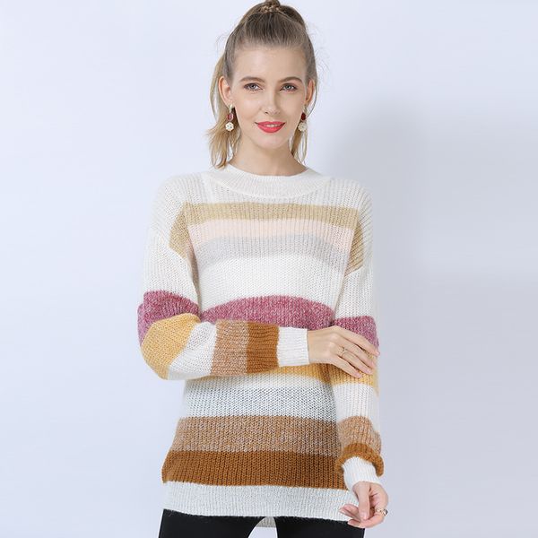 women's sweaters women vintage sweater oversized wool knit pullover winter clothes warm long jumper knitwear pull femme, White;black
women's sweaters women vintage sweater oversized wool knit pullover winter clothes warm long jumper knitwear pull femme, White;black