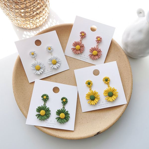 dangle & chandelier 2021 summer happy sunflower sweet flower drop earrings for women beach holidays fashion ear accessories brincos, Silver
dangle & chandelier 2021 summer happy sunflower sweet flower drop earrings for women beach holidays fashion ear accessories brincos, Silver