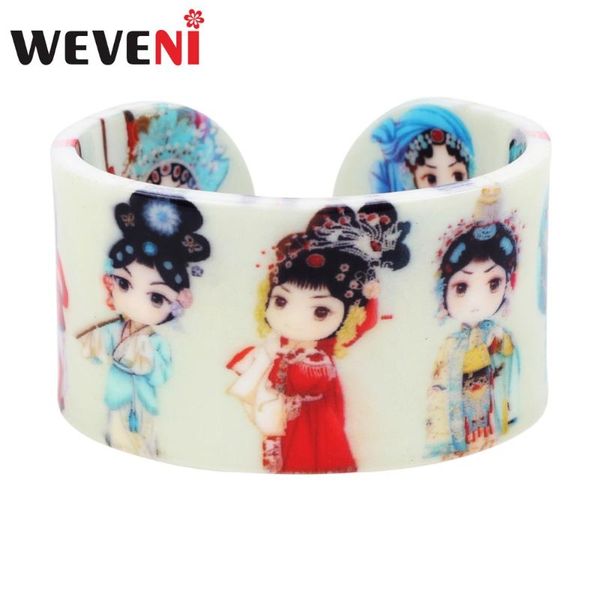 weveni plastic cartoon cute chinese opera drama actress ethnic bangles bracelets craft jewelry for women girls teens kids gift, Black
weveni plastic cartoon cute chinese opera drama actress ethnic bangles bracelets craft jewelry for women girls teens kids gift, Black