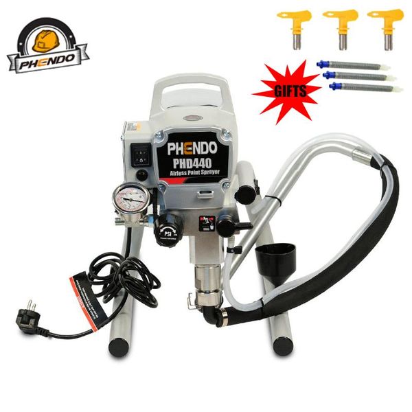phendo professional airless spraying machine with brushless motor spray gun 900w 2.2l airless paint sprayer 440 painting machin
phendo professional airless spraying machine with brushless motor spray gun 900w 2.2l airless paint sprayer 440 painting machin