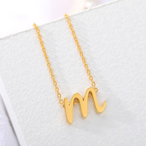 minimalism a-z initial necklaces for women stainless steel letter jewelry alphabet pendants birthdays gift collares mujer, Silver
minimalism a-z initial necklaces for women stainless steel letter jewelry alphabet pendants birthdays gift collares mujer, Silver