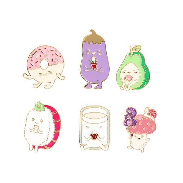 pins, brooches funny cartoon vegetables fruits gifts for women enamel pin badge bag clothes shirt lapel pins metal broches jewelry, Gray
pins, brooches funny cartoon vegetables fruits gifts for women enamel pin badge bag clothes shirt lapel pins metal broches jewelry, Gray