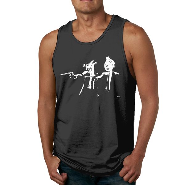 the adventures of tintin snowy sleeveless tank casual o-neck rock and roll quality cotton tank
the adventures of tintin snowy sleeveless tank casual o-neck rock and roll quality cotton tank