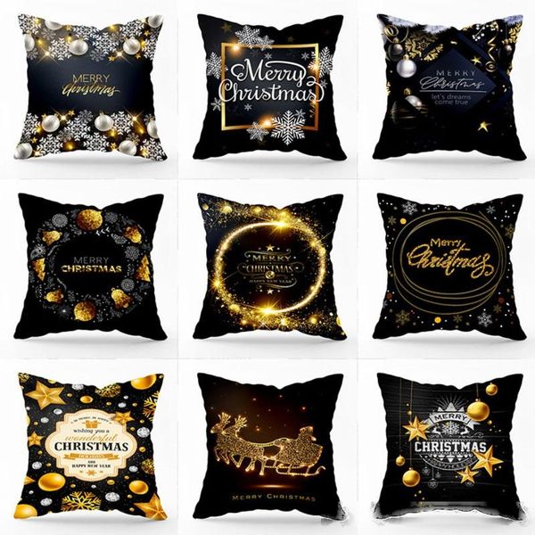 45*45cm black christmas bells pillowcase merry christmas ornaments home sofa decor xmas elk horns pillow case
45*45cm black christmas bells pillowcase merry christmas ornaments home sofa decor xmas elk horns pillow case