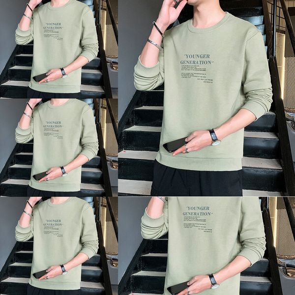 long sleeve pullover pulloverunderpants pullovertrendy brand 2020 sweater men's new spring and autumn fit simple round neck pullover tr, Black
long sleeve pullover pulloverunderpants pullovertrendy brand 2020 sweater men's new spring and autumn fit simple round neck pullover tr, Black