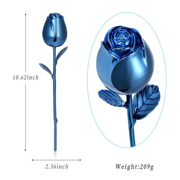 iju003 stainless steel cremation blue flower with box souvenir colorful flower souvenir, Silver
iju003 stainless steel cremation blue flower with box souvenir colorful flower souvenir, Silver