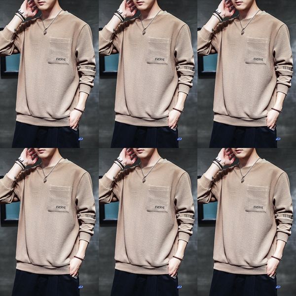 2020 топ sweatercoat sweaterautumn новые ультрамодные мужские все-матч моды свитер случайные сверху с длинными рукавами футболки мужские пал, Black
2020 топ sweatercoat sweaterautumn новые ультрамодные мужские все-матч моды свитер случайные сверху с длинными рукавами футболки мужские пал, Black