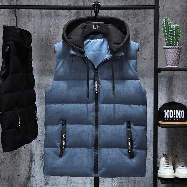 men's vests mens winter casual thick jackets men sleeveless hoodie coats male cotton padded warm slim waistcoat,1585-6699, Black;white
men's vests mens winter casual thick jackets men sleeveless hoodie coats male cotton padded warm slim waistcoat,1585-6699, Black;white