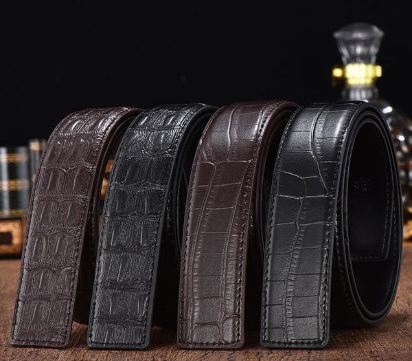 genuine leather men belts crocodile for automatic buckle belt man cowhide waistband jeans kzm006, Black;brown
genuine leather men belts crocodile for automatic buckle belt man cowhide waistband jeans kzm006, Black;brown