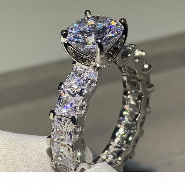 size 5-10 luxury jewelry real 925 sterling silver round cut white z cz diamond gemstones promise women wedding engagement band ring gift, Slivery;golden
size 5-10 luxury jewelry real 925 sterling silver round cut white z cz diamond gemstones promise women wedding engagement band ring gift, Slivery;golden