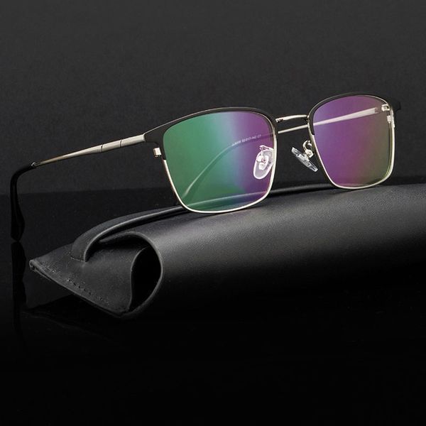 men business style full rim glasses anti blue ray myopia spectacles with spring hinges new arrival alloy frame glasses, Black
men business style full rim glasses anti blue ray myopia spectacles with spring hinges new arrival alloy frame glasses, Black