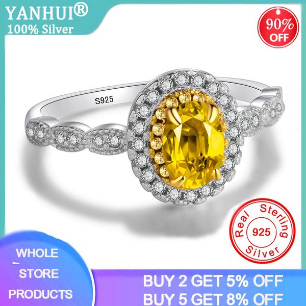 yanhui gorgeous charming large oval yellow cz stone ring women fashion 925 silver crystal zircon ring bridal trendy jewelry, Golden;silver
yanhui gorgeous charming large oval yellow cz stone ring women fashion 925 silver crystal zircon ring bridal trendy jewelry, Golden;silver