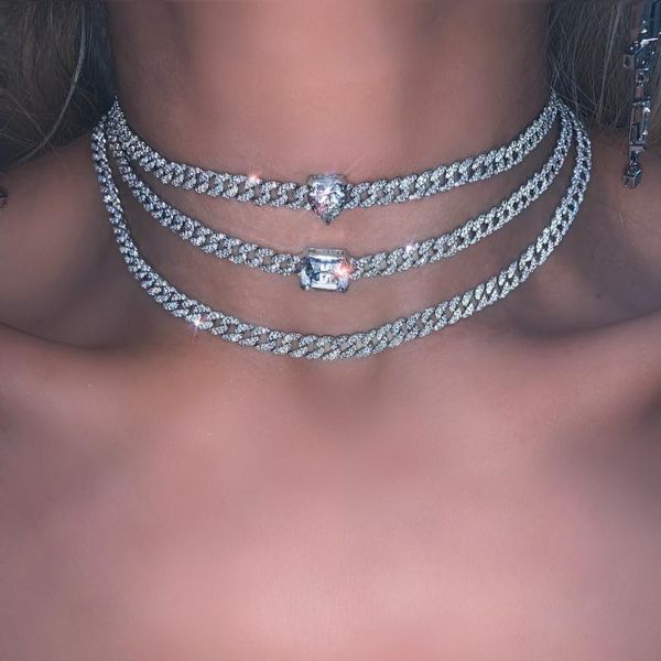 2020 valentine's gift heart cz miami cuban link chain choker necklace white pink girlfriend lover gift iced out jewelry, Golden;silver
2020 valentine's gift heart cz miami cuban link chain choker necklace white pink girlfriend lover gift iced out jewelry, Golden;silver