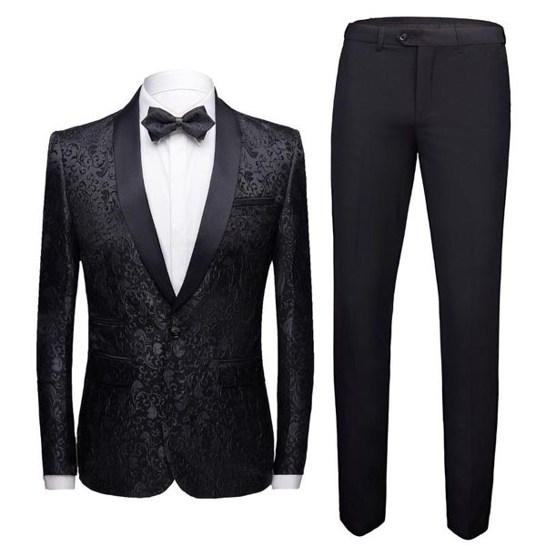 men's suits & blazers 2021 mens suit 2 piece set slim design blazer jacket + pants wedding banquet tuxedo autumn terno masculino, White;black
men's suits & blazers 2021 mens suit 2 piece set slim design blazer jacket + pants wedding banquet tuxedo autumn terno masculino, White;black