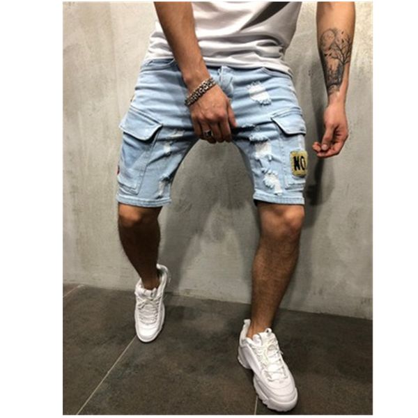 mens holes denim shorts fashion trend embroidery slim straight denim short pant designer new summer casual denim pants, White;black
mens holes denim shorts fashion trend embroidery slim straight denim short pant designer new summer casual denim pants, White;black