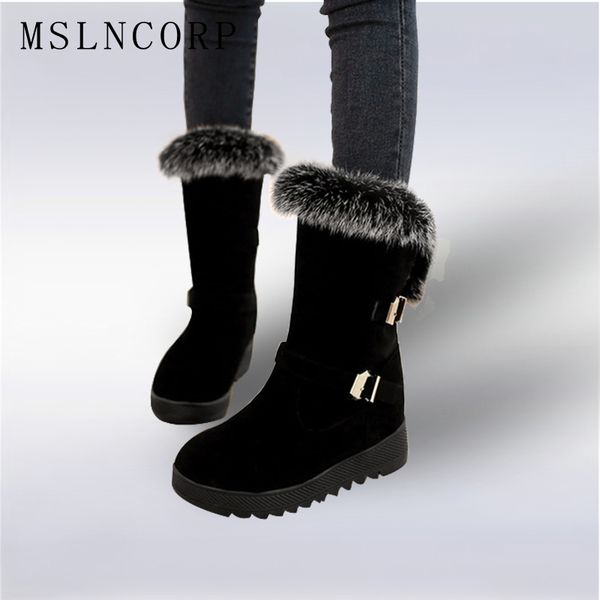 new 2020 autumn winter warm snow boots shoes fur women platform fashion women's boots ladies woman ankle botas size 34-43, Black
new 2020 autumn winter warm snow boots shoes fur women platform fashion women's boots ladies woman ankle botas size 34-43, Black