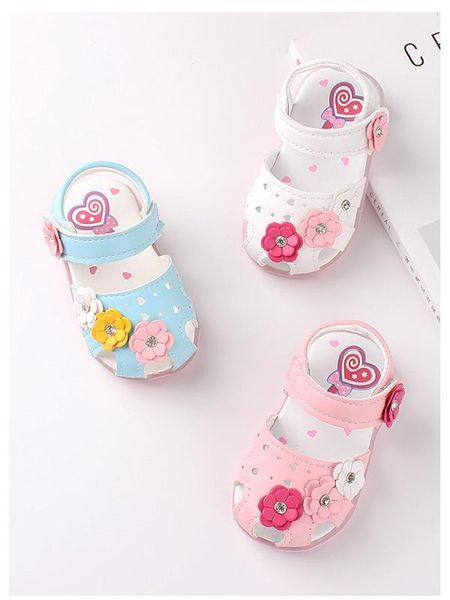 dhl 20pair summer kids flowers girls sandals lighted soft-soled princess baby sandals, Black;red
dhl 20pair summer kids flowers girls sandals lighted soft-soled princess baby sandals, Black;red