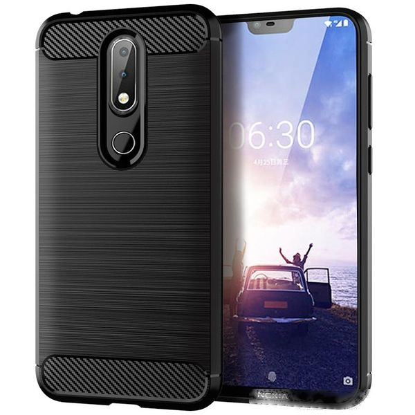 tpu rubber full-body protective phone cover carbon fiber cover phone case for nokia 6.1 plus case cover shockproof bumper
tpu rubber full-body protective phone cover carbon fiber cover phone case for nokia 6.1 plus case cover shockproof bumper