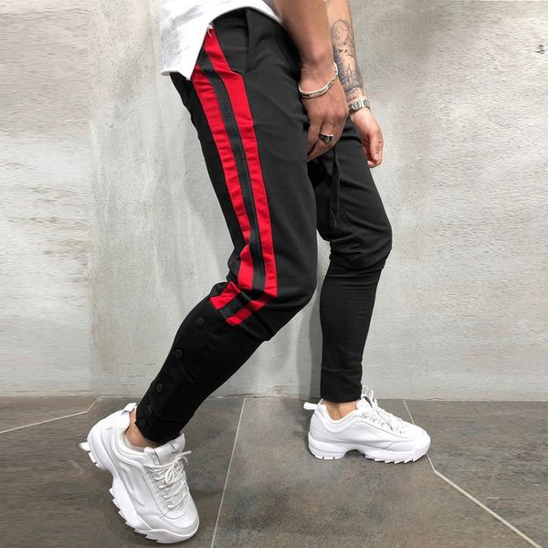 cysincos men side striped sweatpant pencil pants hip hop fitness sportswear joggers trouser man streetwear track pantalon hombre, Black
cysincos men side striped sweatpant pencil pants hip hop fitness sportswear joggers trouser man streetwear track pantalon hombre, Black