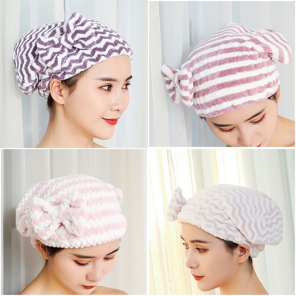 stripe shower cap bathroom accessories simple hair bonnet bath sauna accessories cute magic towel drying coral fleece 11 colors
stripe shower cap bathroom accessories simple hair bonnet bath sauna accessories cute magic towel drying coral fleece 11 colors