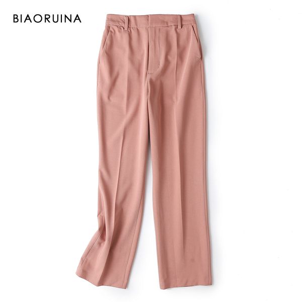 biaoruina women's solid color minimalist all-match ankle-length straight pants female high waist autumn casual pants trousers, Black;white
biaoruina women's solid color minimalist all-match ankle-length straight pants female high waist autumn casual pants trousers, Black;white