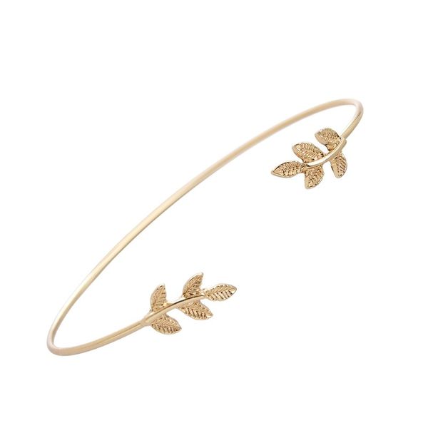 tennis fashion leaf bracelet bangles for women girls simple pretty open cuff gold silver plated, Golden;silver
tennis fashion leaf bracelet bangles for women girls simple pretty open cuff gold silver plated, Golden;silver