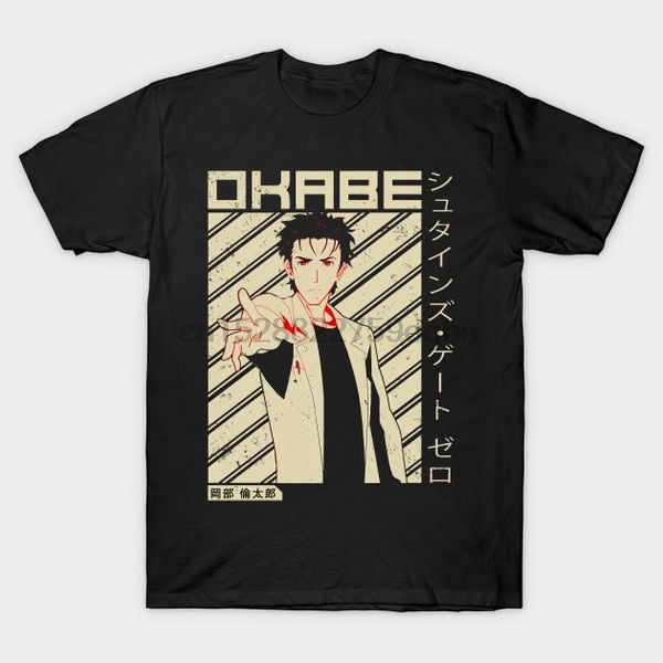 men tshirt steins gate 0 rintaro okabe anime shirt steins gate 0 t shirt women t-shirt tees top
men tshirt steins gate 0 rintaro okabe anime shirt steins gate 0 t shirt women t-shirt tees top