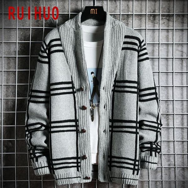 ruihuo striped cardigan men's clothing knitted sweater men clothes mens sweater cardigans 2020 autumn winter new -3xl, White;black
ruihuo striped cardigan men's clothing knitted sweater men clothes mens sweater cardigans 2020 autumn winter new -3xl, White;black
