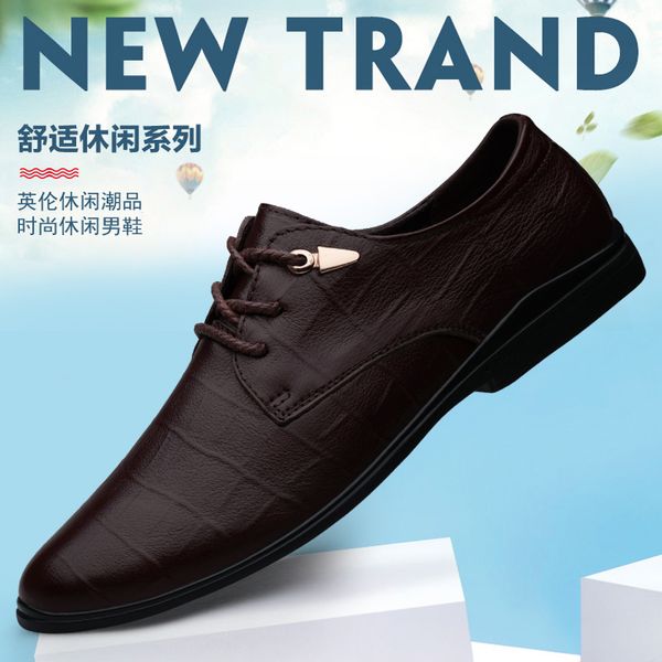 new arrival casual shoes men genuine leather men fashion shoes black casual lace up youth shoe size 38-45
new arrival casual shoes men genuine leather men fashion shoes black casual lace up youth shoe size 38-45