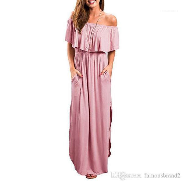 wrapped chest fashion casual long skirt summer womens solid color dress large spiral ruffle designer, Black;gray
wrapped chest fashion casual long skirt summer womens solid color dress large spiral ruffle designer, Black;gray