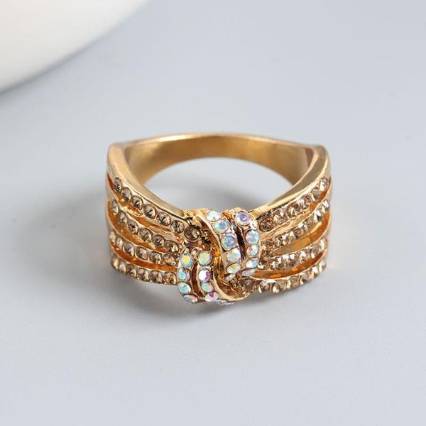 metal winding design micro inlaid color zirconia gold finger ringwomen's ring banquet fashion women jewelry accessories, Golden;silver
metal winding design micro inlaid color zirconia gold finger ringwomen's ring banquet fashion women jewelry accessories, Golden;silver