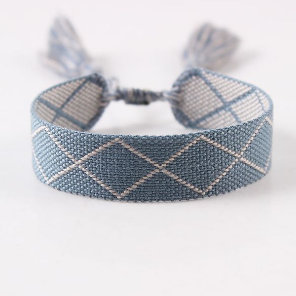 charm bracelets men bracelet fashion blue fabric women cotton diy woven bangle tassel lace-up for teacher's gifts, Golden;silver
charm bracelets men bracelet fashion blue fabric women cotton diy woven bangle tassel lace-up for teacher's gifts, Golden;silver