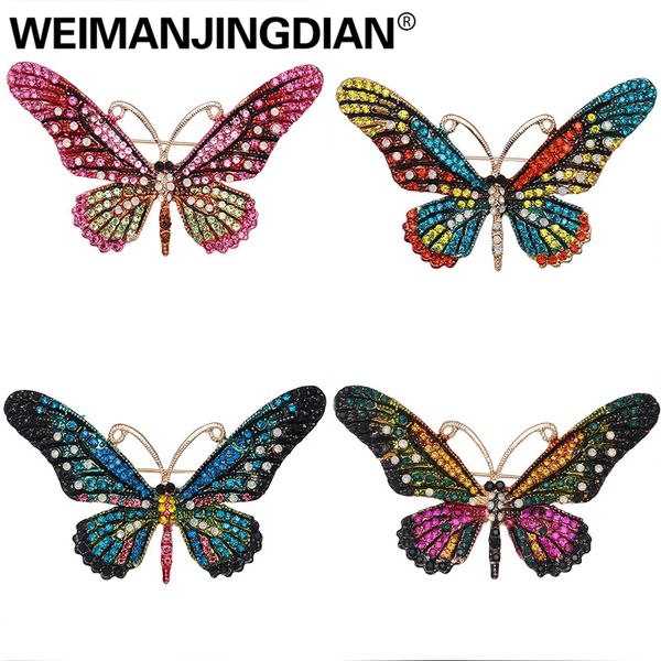 pins, brooches weimanjingdian arrival multi-color pave setting crystal rhinestones butterfly jewelry brooch pins for women in assorted, Gray
pins, brooches weimanjingdian arrival multi-color pave setting crystal rhinestones butterfly jewelry brooch pins for women in assorted, Gray